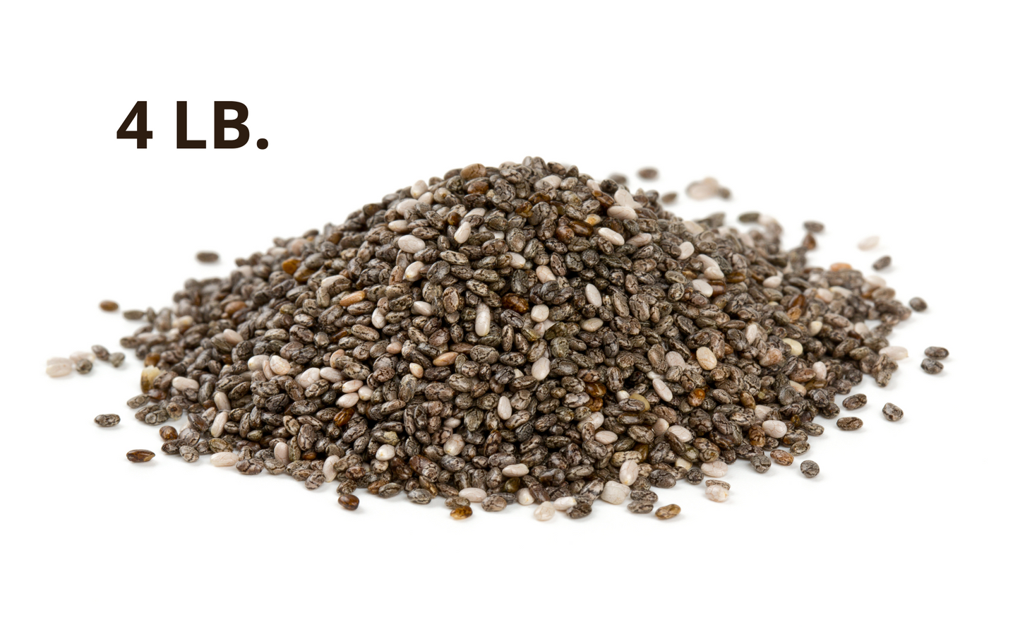 Organic Chia Seeds | 4 lb. Resealable Bag