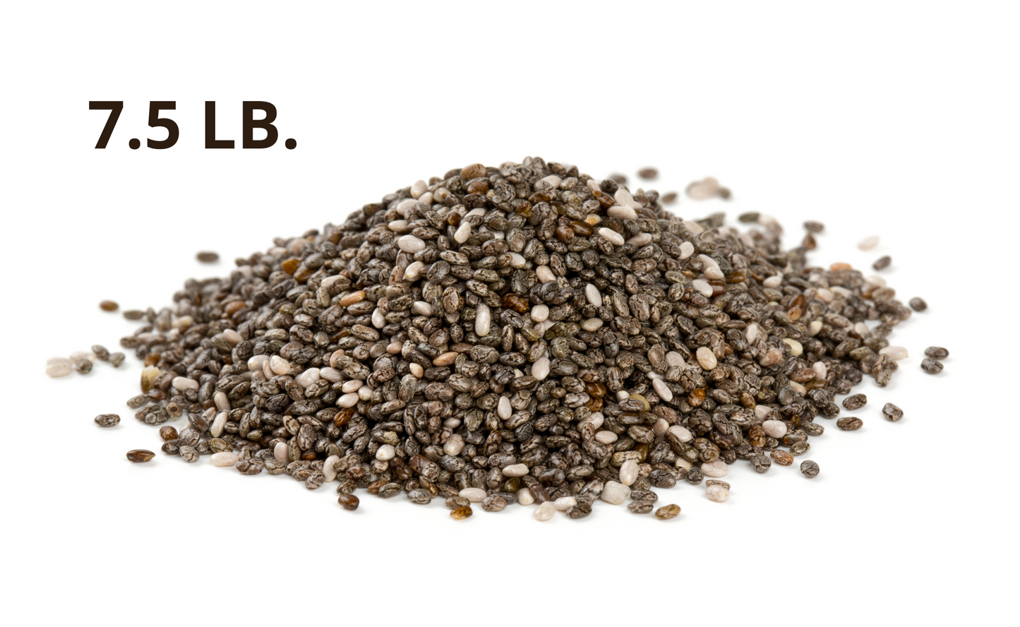 Chia Seeds – Organic, Non-GMO | 7.5 lb. Bulk