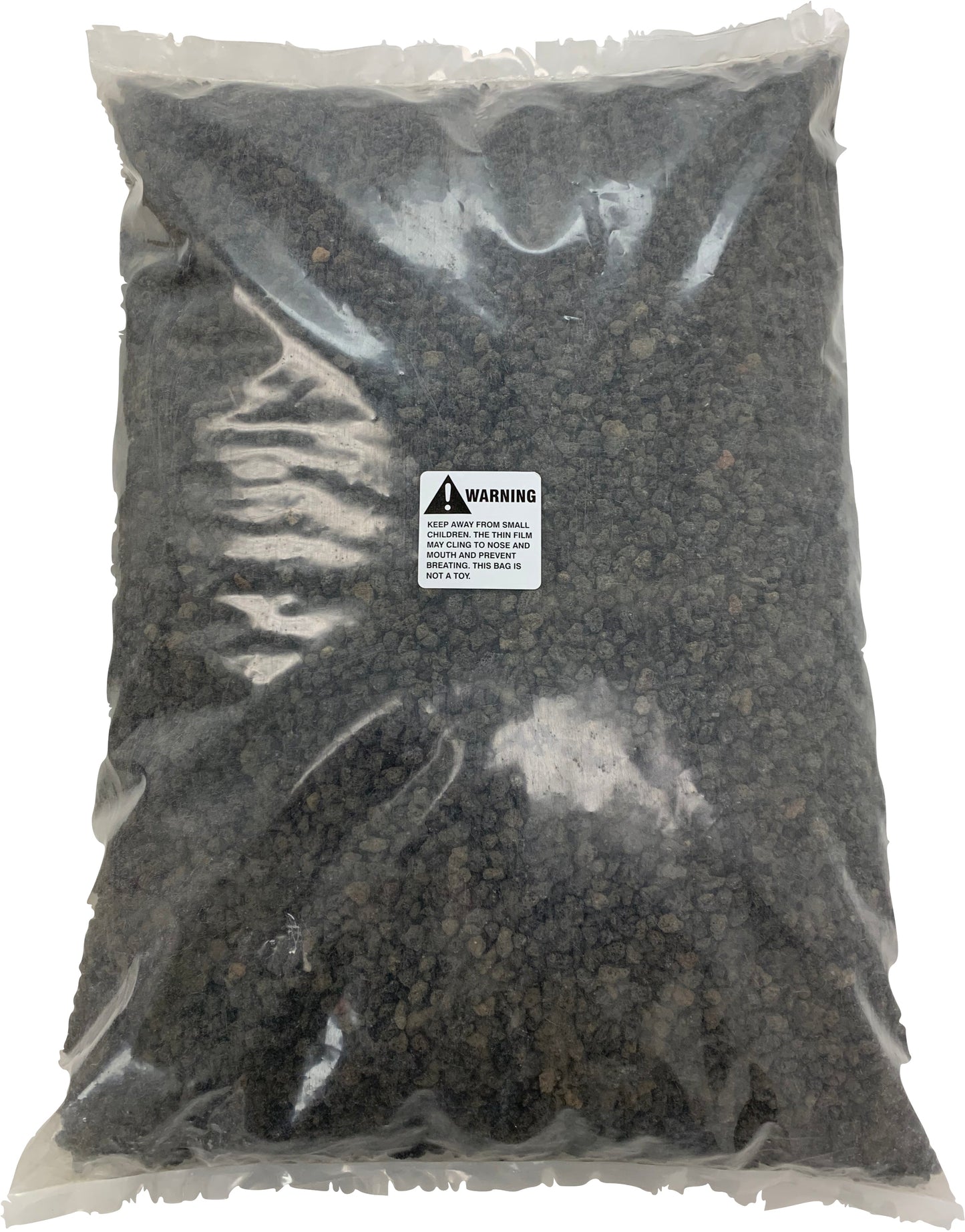 Coarse Black Lava Rock 1/4"-3/8"