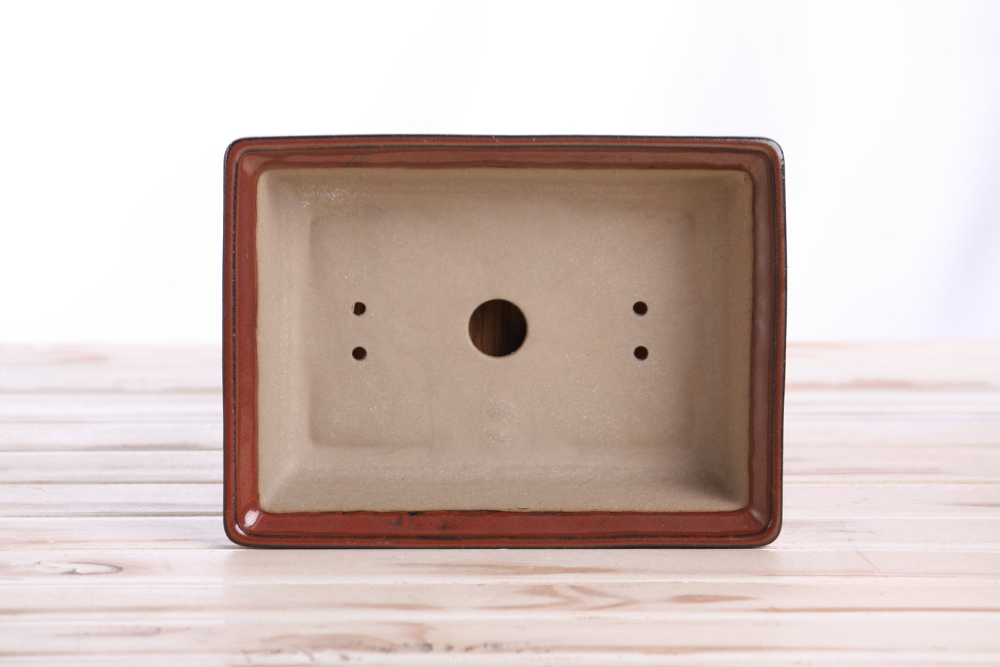 Willow Bonsai Ceramics Rectangle Bonsai Pot – 8 Inch (Sunset)