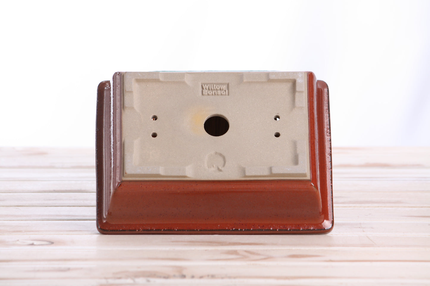 Willow Bonsai Ceramics Rectangle Bonsai Pot – 8 Inch (Sunset)