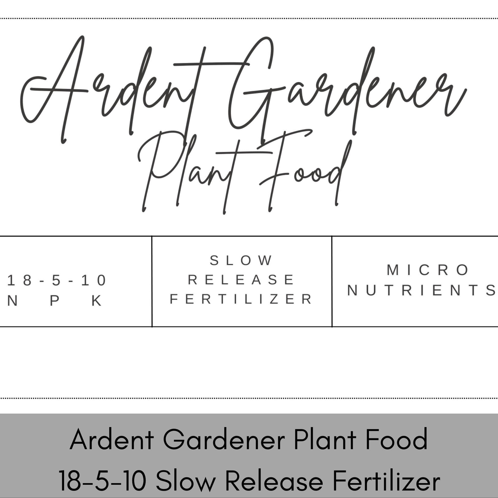 PLANT FOOD 18-5-10 Garden Fertilizer, Feeds for 5 - 6 months, Great for all plants, Slow Release Fertilizer, Garden Supplies, Plant Nutrient
