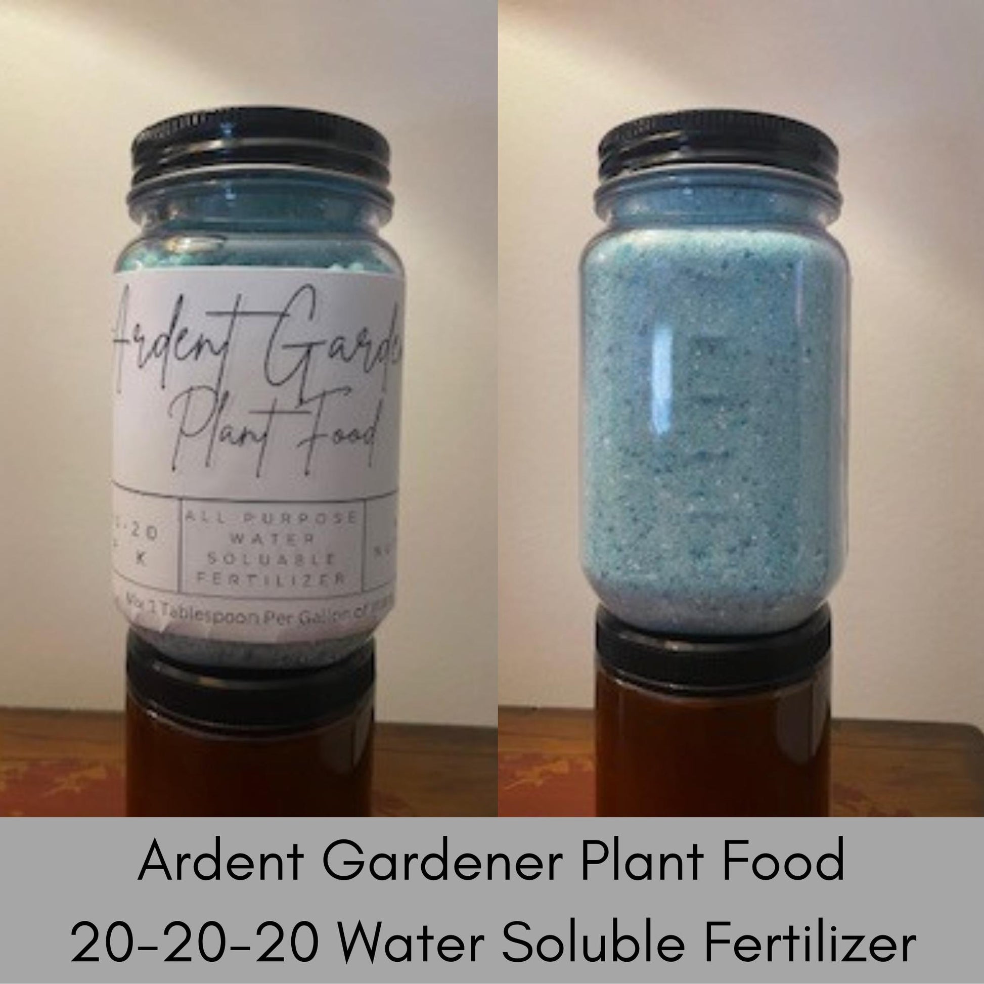PLANT FOOD 20-20-20 Garden Fertilizer, Water Soluble, Great for all plants, 1 Tablespoon Per Gallon of Water, Garden Supplies, All Purpose